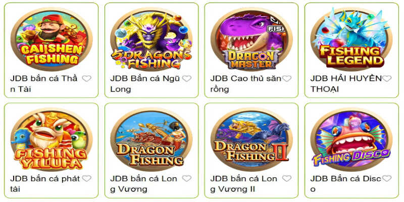 Rất nhiều loại game bắn cá online phổ biến, hấp dẫn